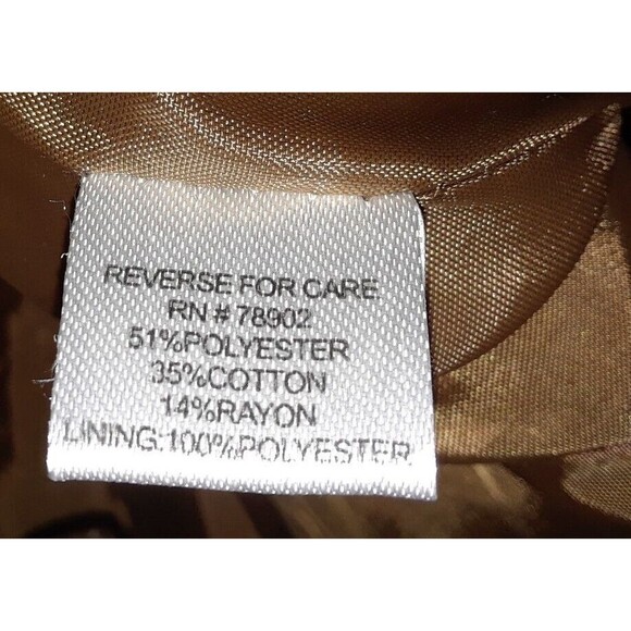 Erin London Women's Jacket Size Large Button Front Quilted Tapestry Pockets - Picture 7 of 7